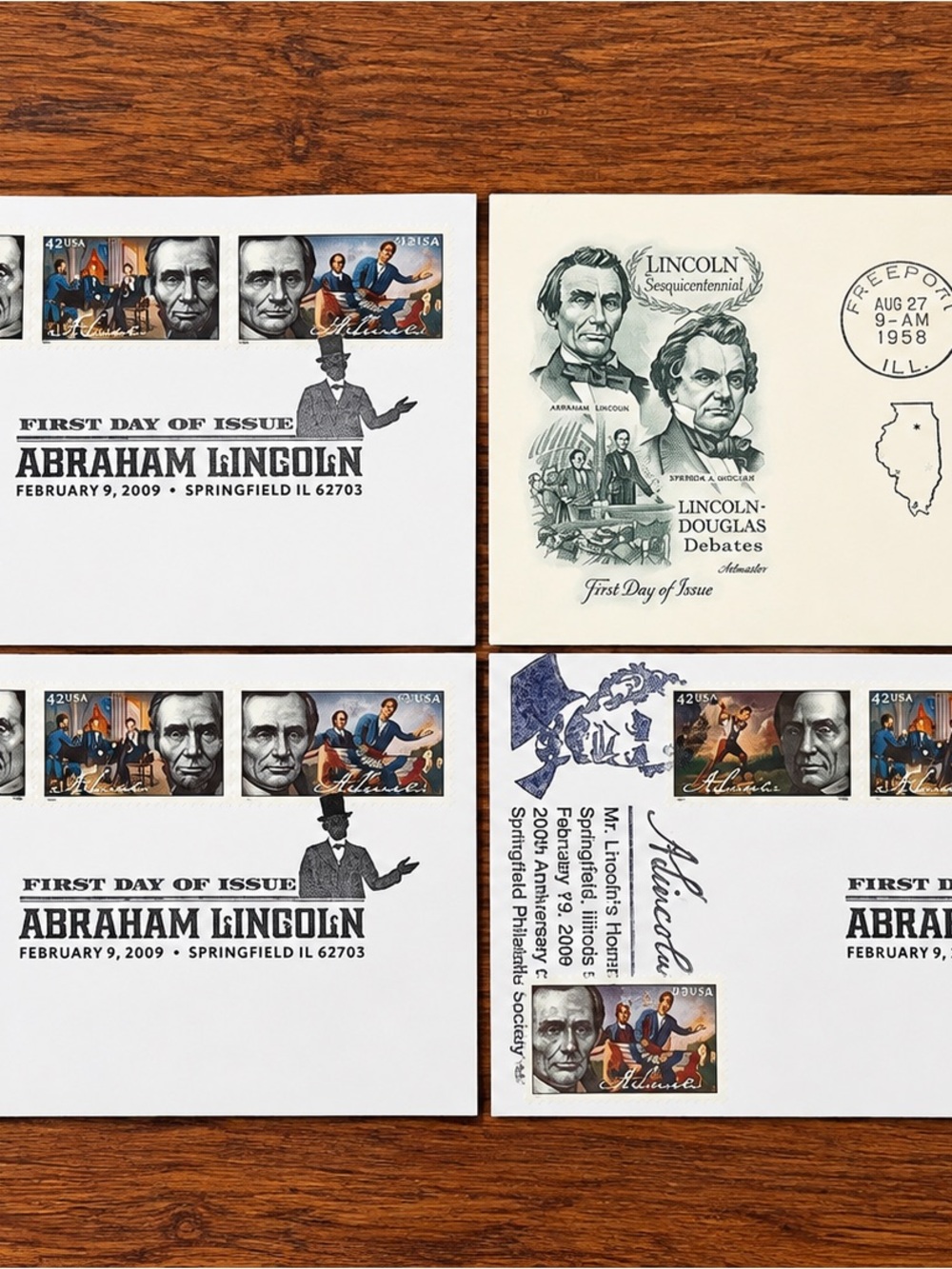 Abraham Lincoln first day of issue